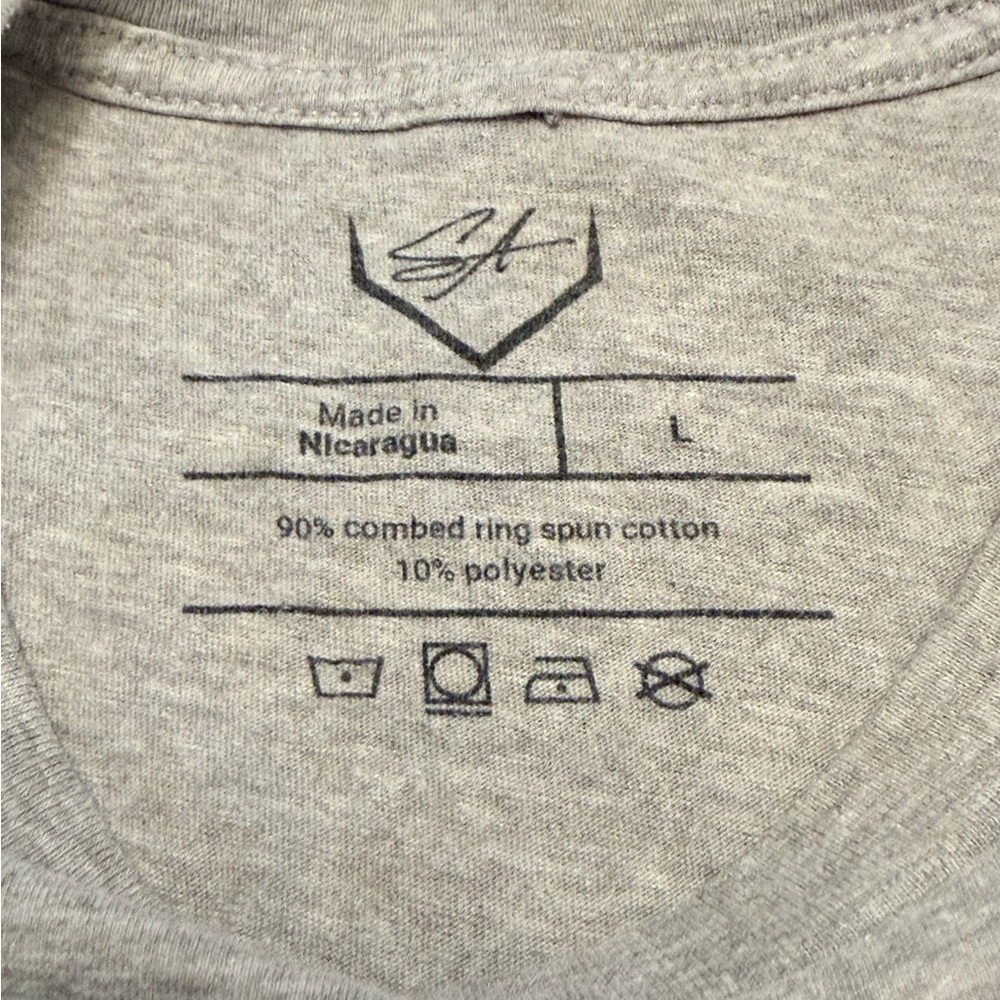 SA Apparel Don’t Suck, Classic Gray Graphic Tee, Baseball tshirt, Size L - Picture 4 of 4